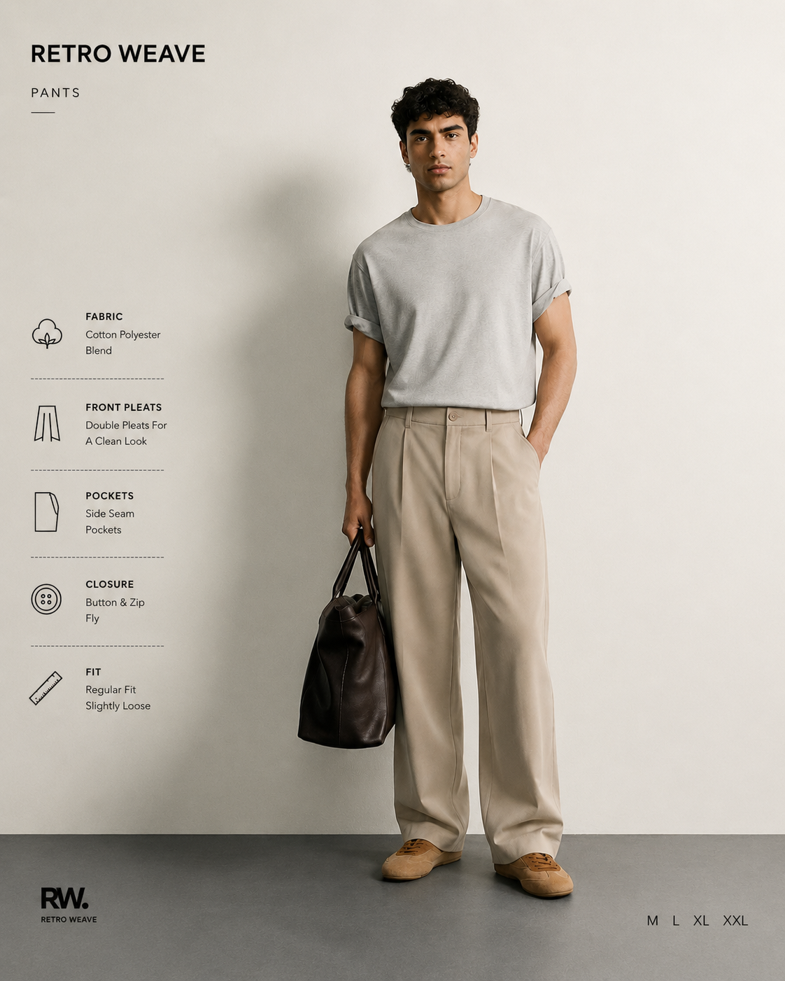 Essential Pleated Trousers