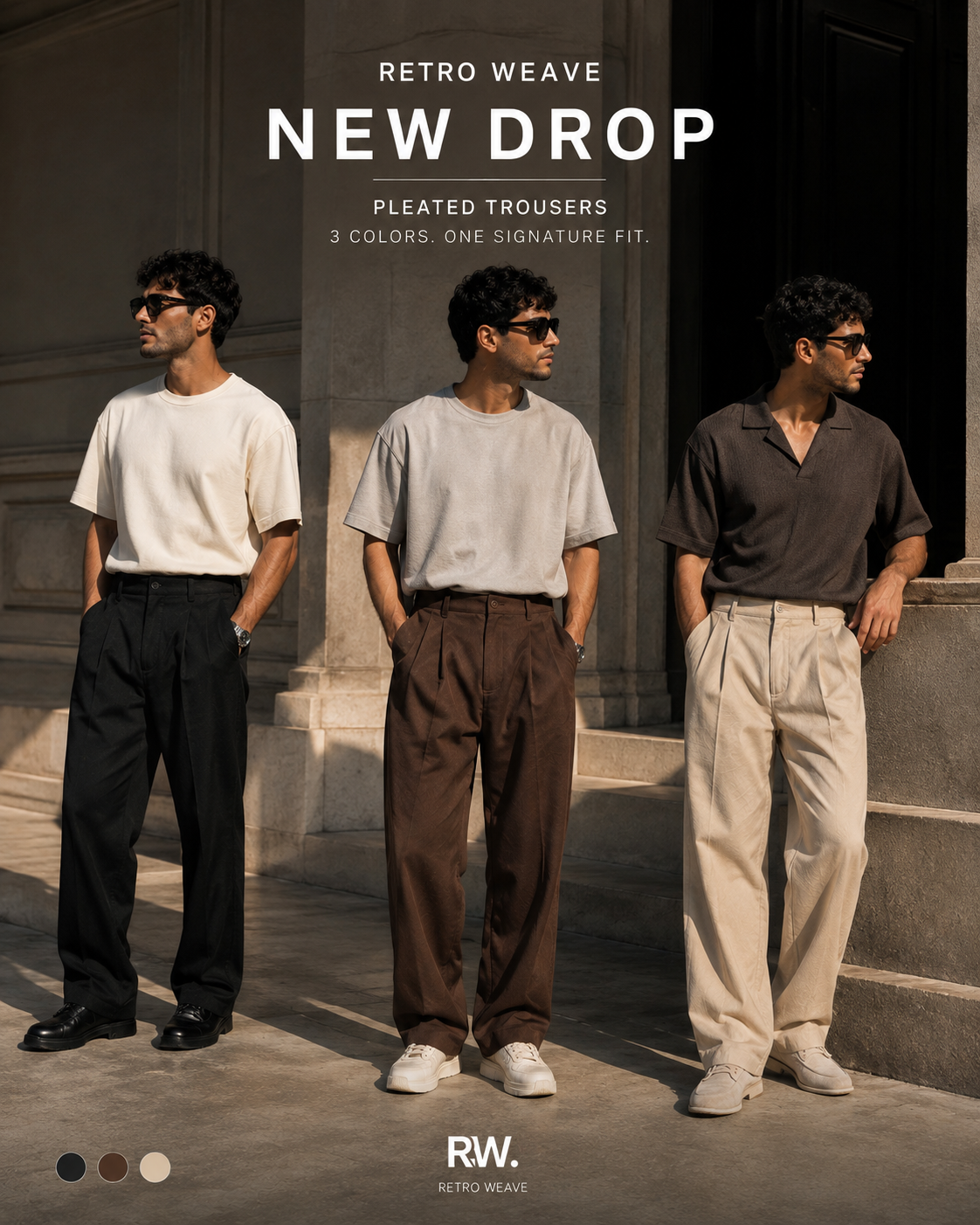 Essential Pleated Trousers
