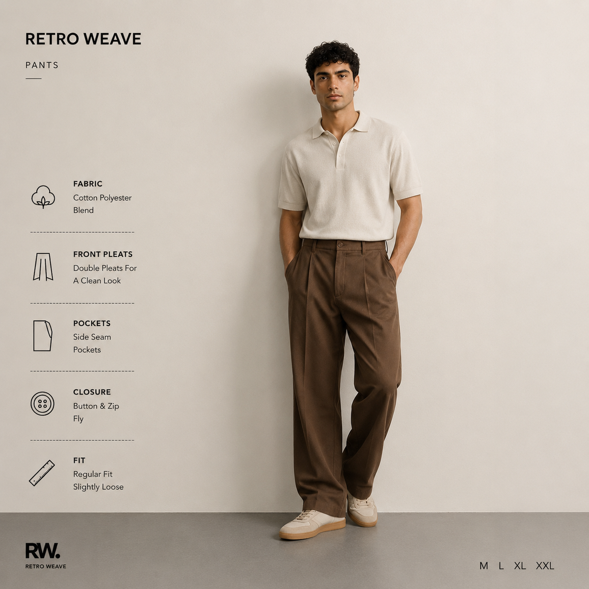 Essential Pleated Trousers